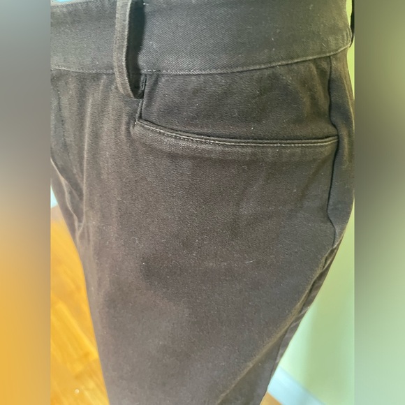 Ralph Lauren dark brown cotton pants jean style straight legs high waist US 14 - Picture 7 of 14